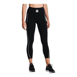 BRAND NEW women under armour project rock meridian black tights size S